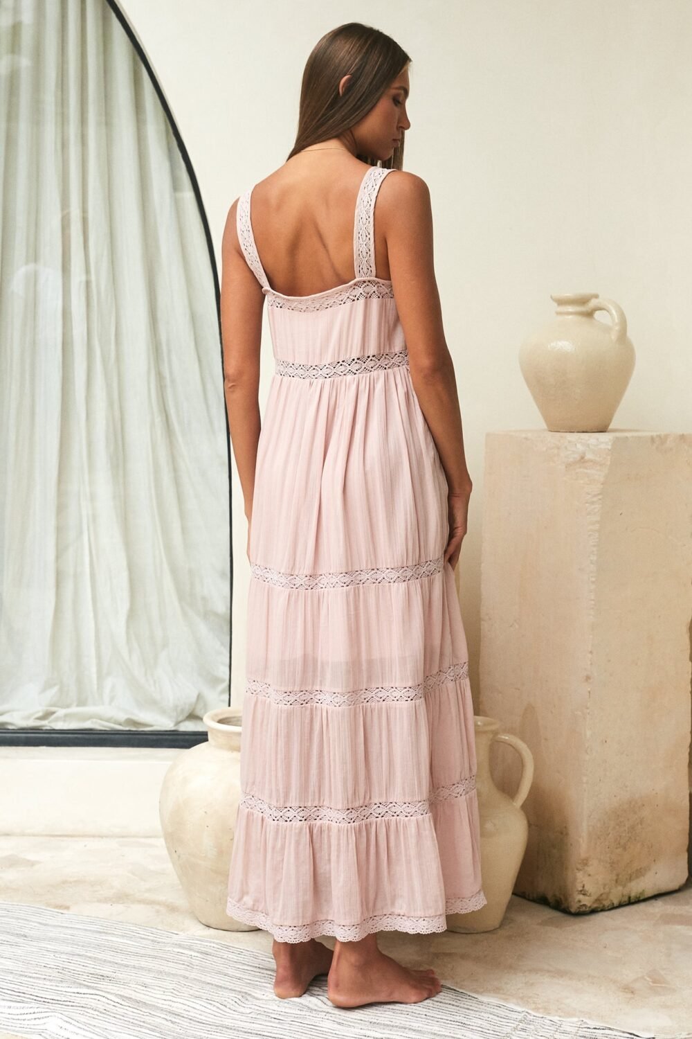 Megan Maxi Dress / Rose - Image 3